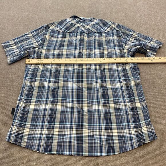 Patagonia Shirt Mens Small‎ Plaid Snap Front Plaid Lightweight Vented Outdoors - Picture 10 of 13